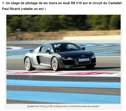 Audi R8 Concours ABCmoteur