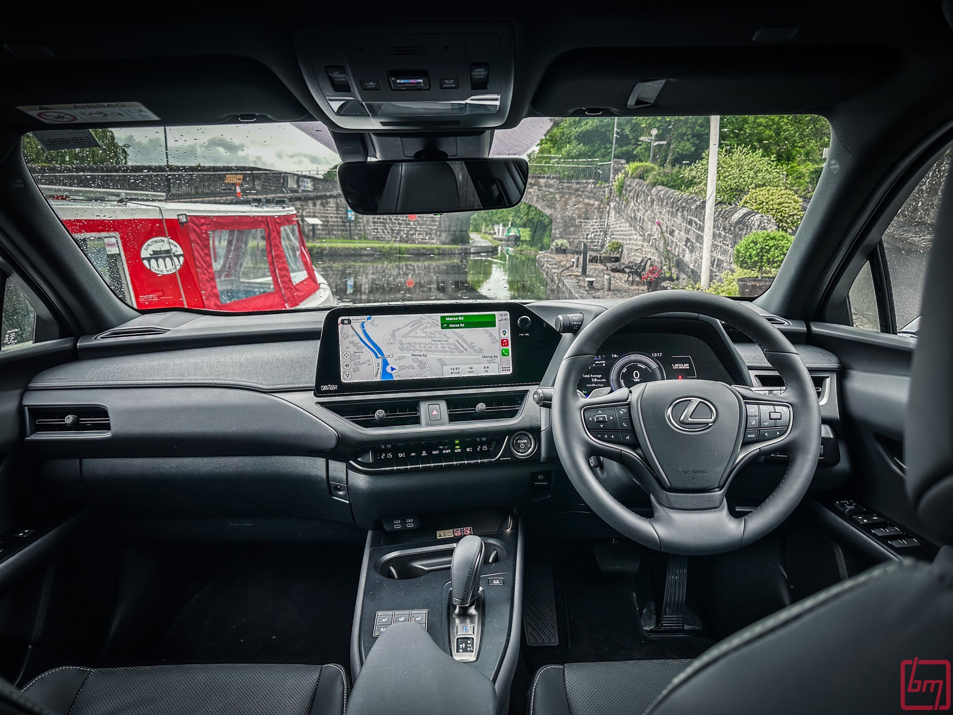 lexus ux 300e interior