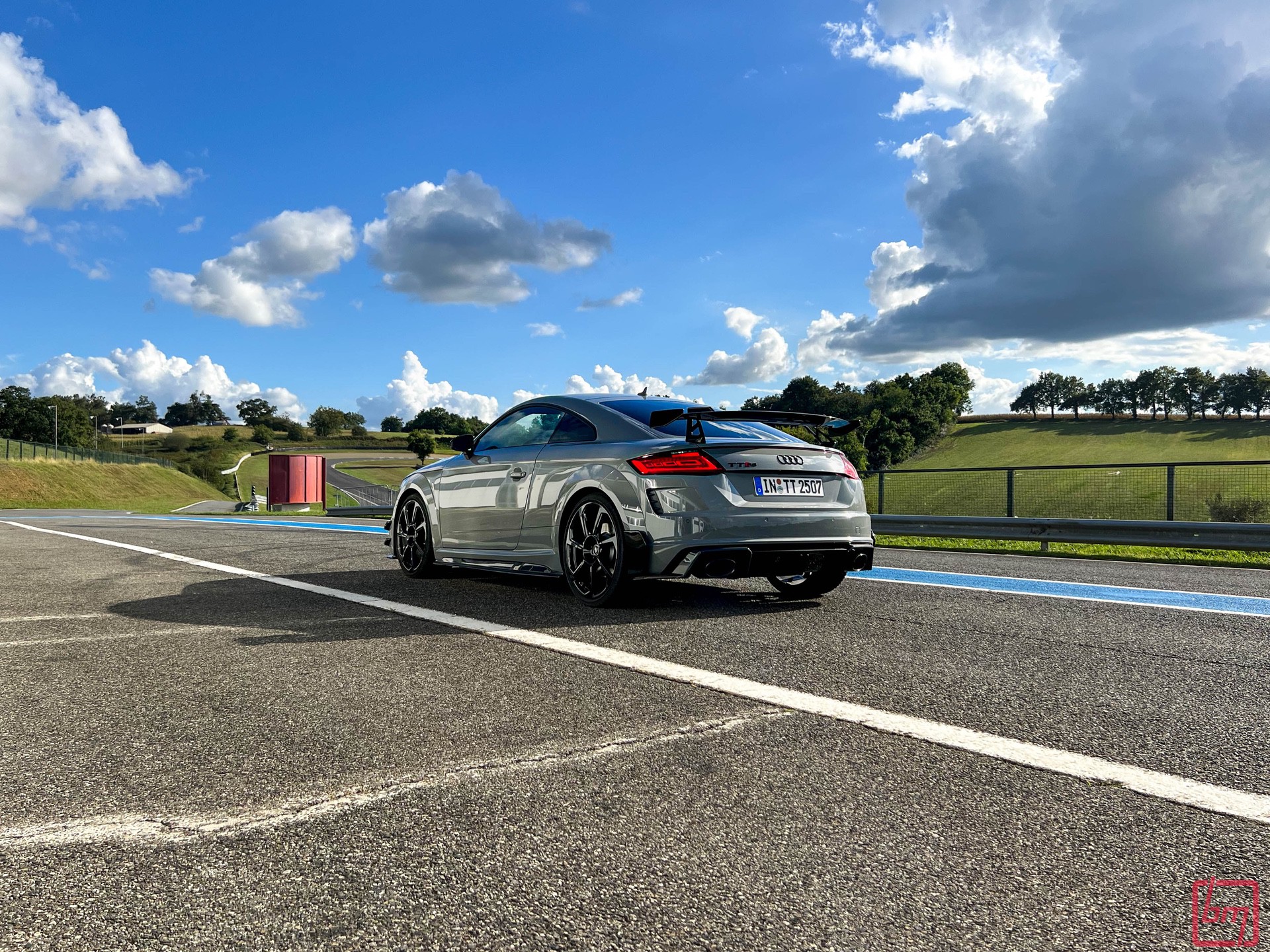 Audi TT RS Iconic Edition circuit Pau Arno 3/4 arrière