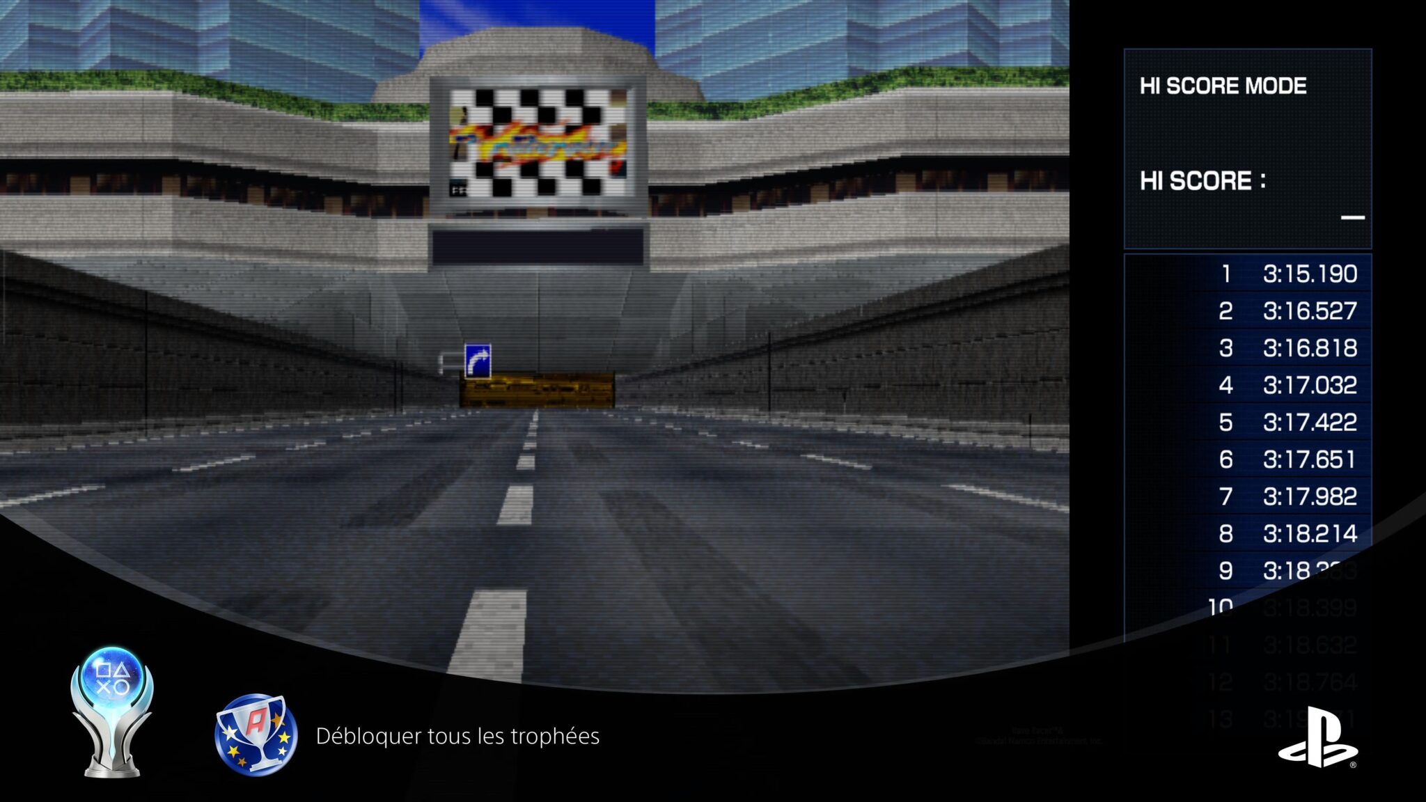 Trophée Platine Rave Racer