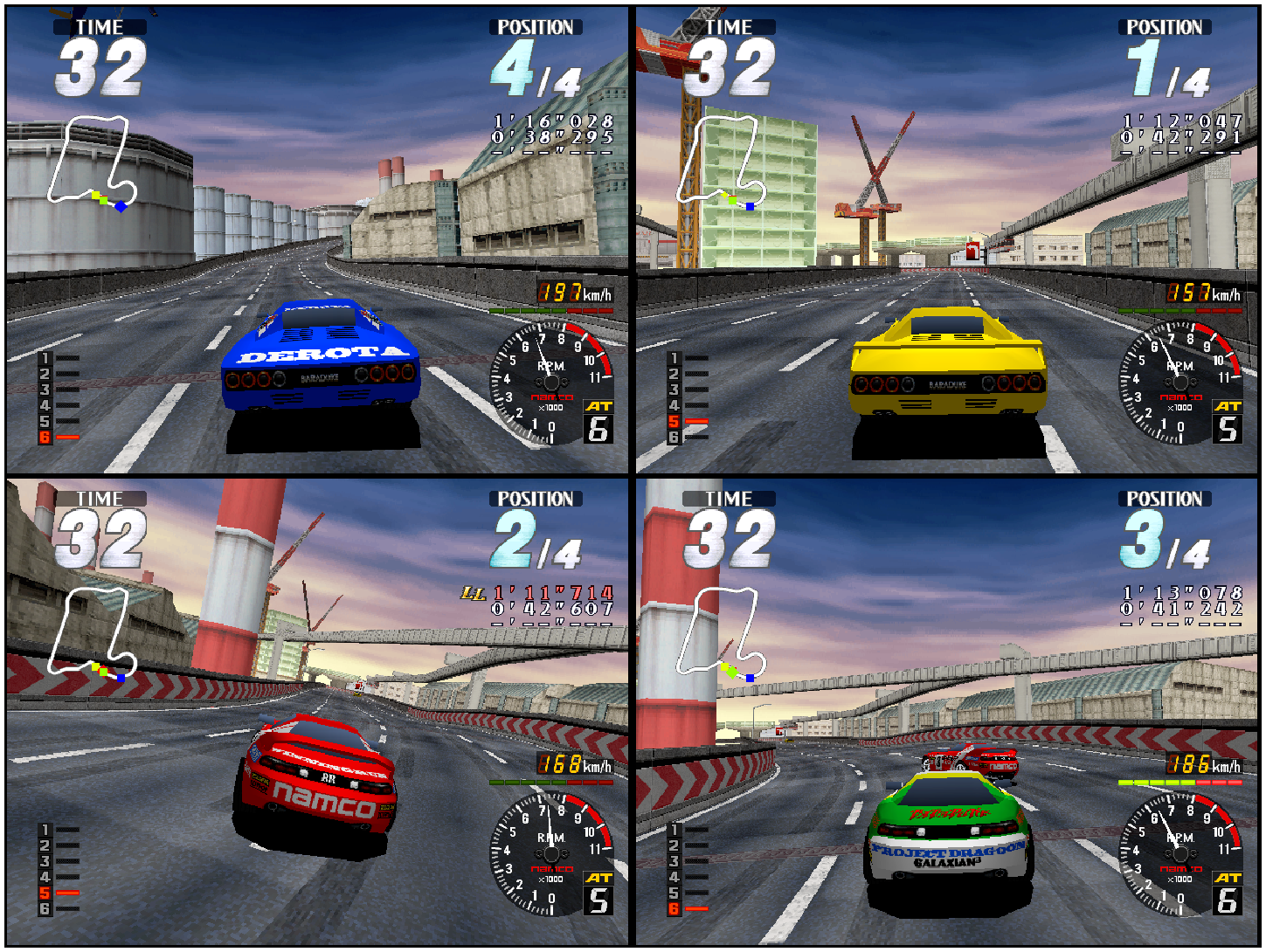 Menu Split Screen Arcade Archives 2